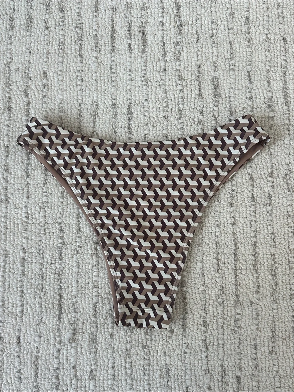 Monday Swimwear Byron Bottom - Husk Geo